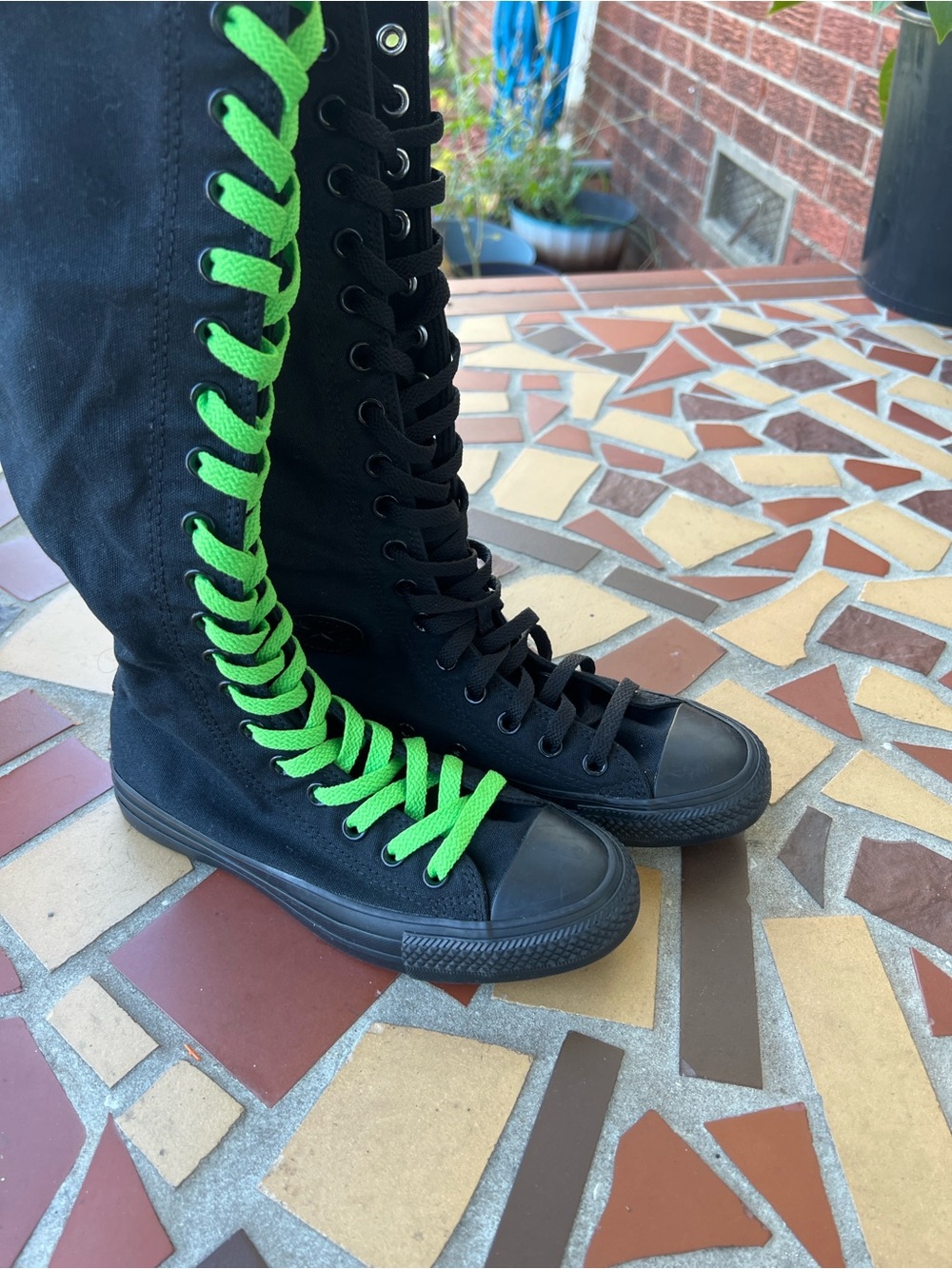 Converse Black/Black High-Top CTAS XX-HI Sneakers - Picture 5 of 9